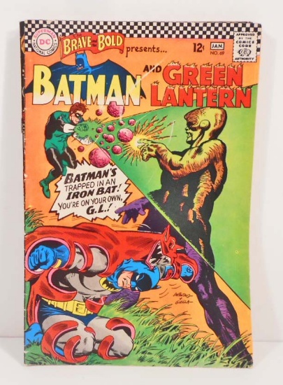 VINTAGE 1966 BRAVE AND THE BOLD #69 COMIC BOOK - 12 CENT COVER