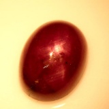 6.31 CT NATURAL! 6RAYS STAR RED MADAGASCAR RUBY OVAL CABOCHON