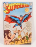 VINTAGE 1970 SUPERMAN #229 COMIC BOOK - 15 CENT COVER