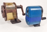 LOT OF 2 VINTAGE WALL MOUNT PENCIL SHARPENERS