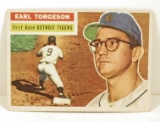 1956 TOPPS EARL TORGESON #147 BASEBALL CARD