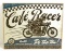 CAFE RACER MOTORCYCLE METAL SIGN