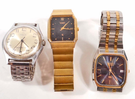 LOT OF 3 VINTAGE MENS WRIST WATCHES