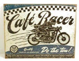 CAFE RACER MOTORCYCLE METAL SIGN