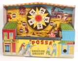 VINTAGE 1950'S WYANDOTTE TIN LITHO POSE SHOOTING GALLERY GAME