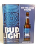 BUD LIGHT ADVERTISING METAL SIGN