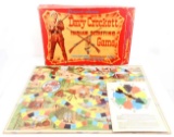 VINTAGE 1960'S WALT DISNEY DAVY CROCKETT BOARD GAME IN ORIGINAL BOX