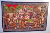 VINTAGE DOGS PLAYING POKER TAPESTRY