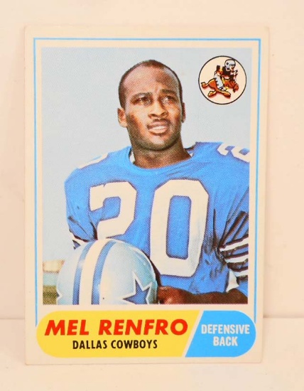 1968 TOPPS MEL RENFRO #129 FOOTBALL CARD