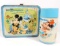 VINTAGE ALADDIN WALT DISNEY WORLD METAL LUNCH BOX W/ THERMOS