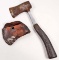 VINTAGE BOY SCOUT HATCHET / AXE W/ LEATHER COVER