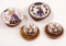 LOT OF 4 VINTAGE FORESTERS OF AMERICAN ENAMELED LAPEL PINS