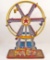 VINTAGE C. 1950'S J. CHEIN TIN LITHO TOY FERRIS WHEEL