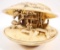 VINTAGE JAPANESE CELLULOID CLAM SHELL DIORAMA FIGURINE