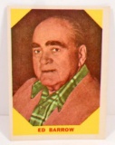 1960 FLEER ED BARROW NO. 23 BASEBALL GREATS CARD