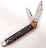VINTAGE POCKET KNIFE W/ JIGGEN BONE HANDLE