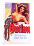 THE OUTLAW BILLY THE KID VINTAGE MOVIE POSTER PRINT