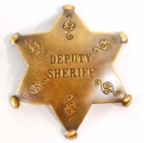 DEPUTY SHERIFF 6 POINT STAR BADGE