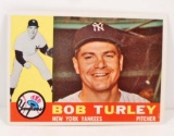 VINTAGE 1960 TOPPS BOB TURLEY #270 BASEBALL CARD