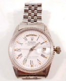 VINTAGE FAUX ROLEX OYSTER PERPETUAL DATEJUST MENS WRISTWATCH