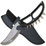 Cobra Extreme Spiked Dagger Knife With Leather Case