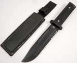 FIXED BLADE HUNTING KNIFE W/ SHEATH