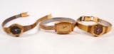 LOT OF 3 VINTAGE LADIES WRIST WATCHES