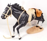 VINTAGE1950S LONE RANGER TOY HORSE W/ SADDLE