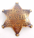 MARSHAL 6 POINT STAR BADGE