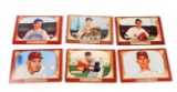 LOT OF 6 1955 BOWMAN BASEBALL CARDS CARDS VG-EX