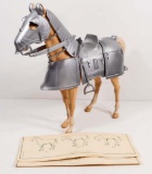 VINTAGE C. 1960'S BEST OF THE WEST VIKING HORSE W/ ACCESSORIES