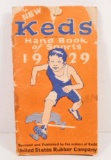 RARE 1929 KEDS SHOE ADVERTISING SPORTS HANDBOOK BOOK