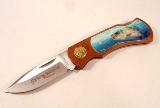 STRIPED BASS FRESHWATER CLASSICS LOCKBACK KNIFE