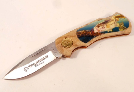 LARGEMOUTH BASS FRESHWATER CLASSICS LOCKBACK KNIFE
