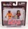 THE WALKING DEAD DEXTER AND DREADLOCK ZOMBIE ACTION FIGURES