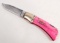 HOT PINK POCKET KNIFE