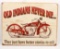 OLD INDIANS NEVER DIE FUNNY  METAL ADVERTISING SIGN