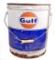 VINTAGE GULF OIL LARGE ADVERTISING CAN