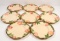 LOT OF 8 VINTAGE FRANCISCAN DESERT ROSE BREAD PLATES