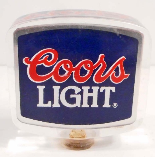 VINTAGE COORS LIGHT BEER ADVERTISING TAP HANDLE