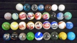 LOT OF VINTAGE MARBLES