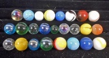 LOT OF VINTAGE MARBLES