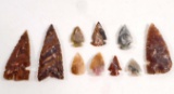 LOT OF 10  ARROWHEADS