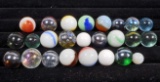 BAG OF VINTAGE MARBLES