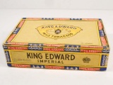 VINTAGE KING EDWARD TOBACCOS ADVERTISING BOX