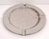 VINTAGE ENAMEL WHIRLPOOL ADVERTISING ASHTRAY