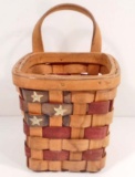 SMALL VINTAGE AMERICANA BASKET