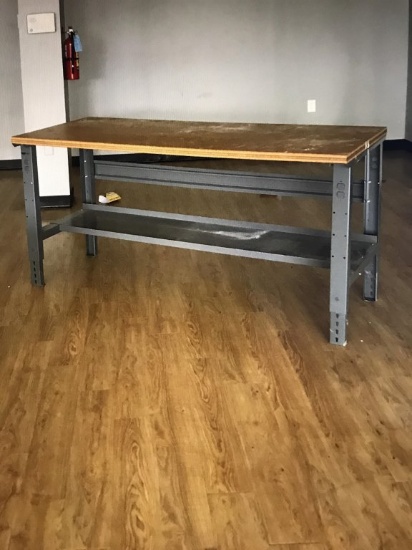 U LINE ADJUSTABLE HEIGHT WORK BENCH