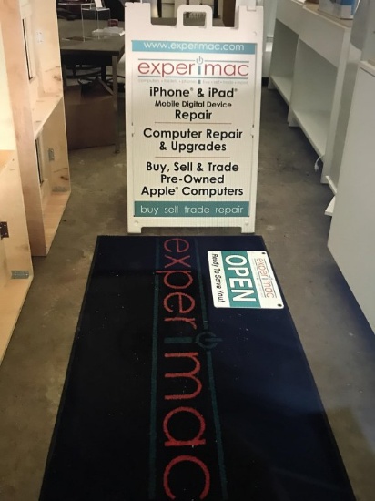 CUSTOM SIGNAGE & STORE MAT