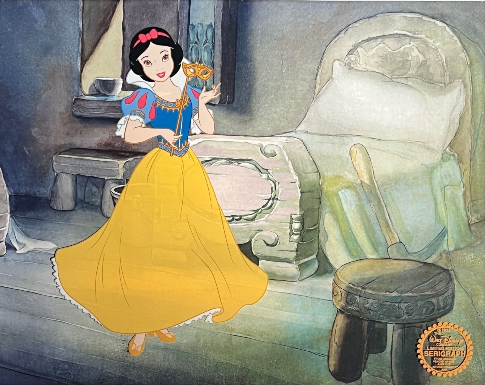 Disney Princess Snow White Sericel Animation Art